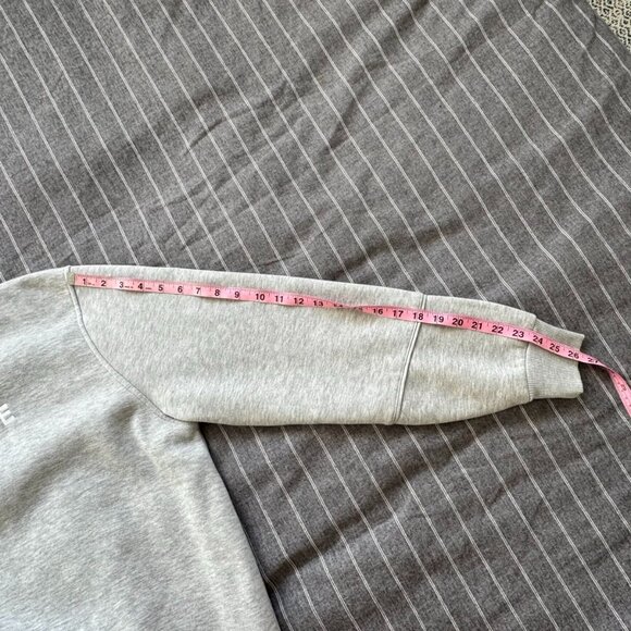 Oner Active Classic Lounge Oversized Crew Neck Sweatshirt | Silver Marl - Medium - Picture 8 of 11